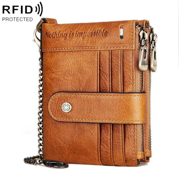 Men Leather Rfid Wallet Secure & Stylish Black Wallets