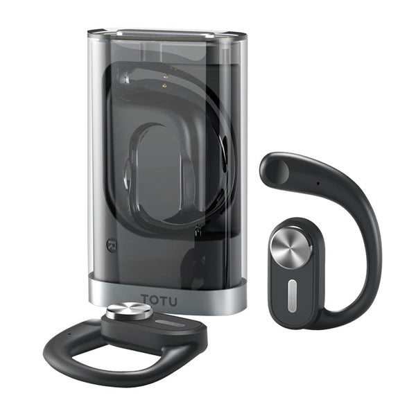 Wireless Bluetooth Earphone Hanging Design Black Earbuds