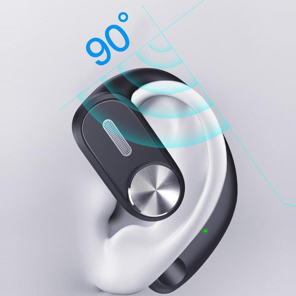 Wireless Bluetooth Earphone Hanging Design Black Earbuds