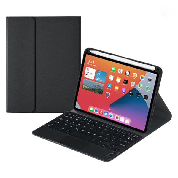 Detachable Bluetooth Keyboard Leather Tablet Case For Ipad Mini 6 With Touchpad & Holder Black Keyboards
