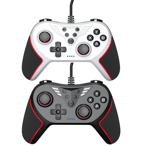 Usb Gamepad With Vibration And Burst For Switch / Pc White Controllers & Attachments