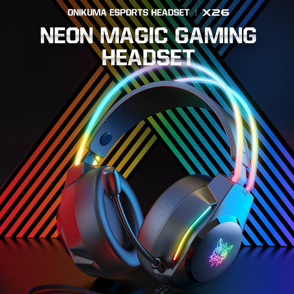 Rgb Wired Gaming Headset With Usb+3.5Mm Pink Headsets