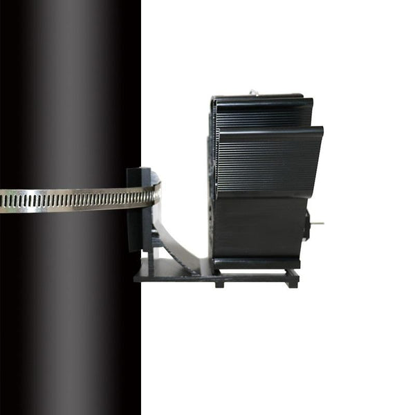 Thermodynamic Wall Mounted Fireplace Fan No Magnets Black Portable Fans