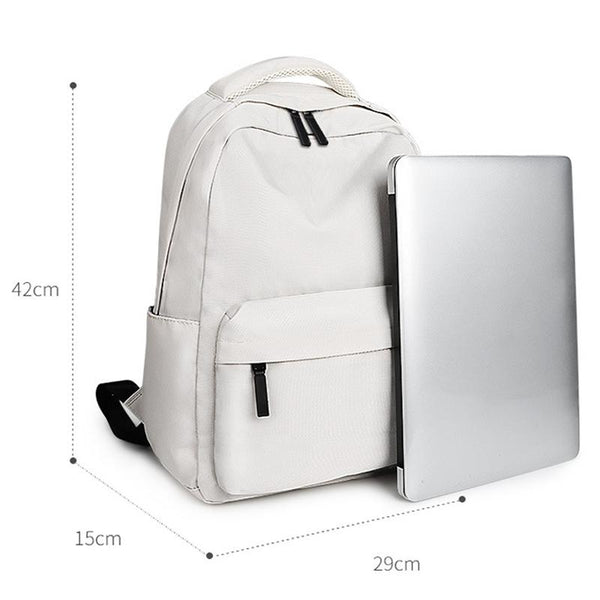 Waterproof Laptop Backpack Large Capacity Wear Resistant 13 15.4 Inches Black Laptop Cases & Bags