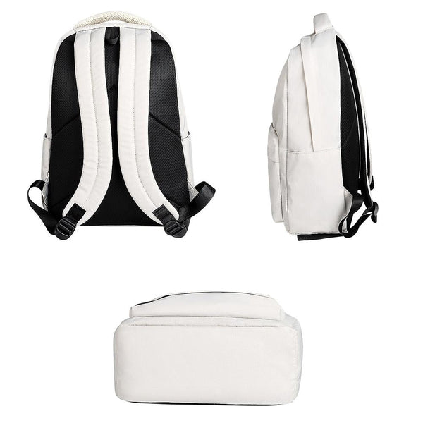 Waterproof Laptop Backpack Large Capacity Wear Resistant 13 15.4 Inches Black Laptop Cases & Bags