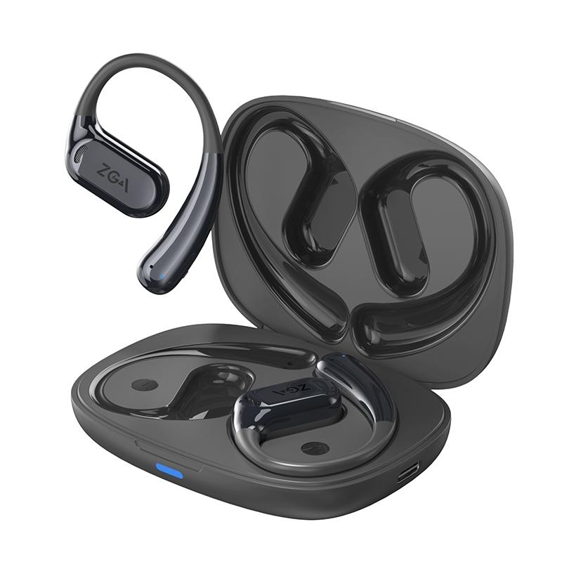 Wireless Bluetooth Earphone Mounted Black Earbuds