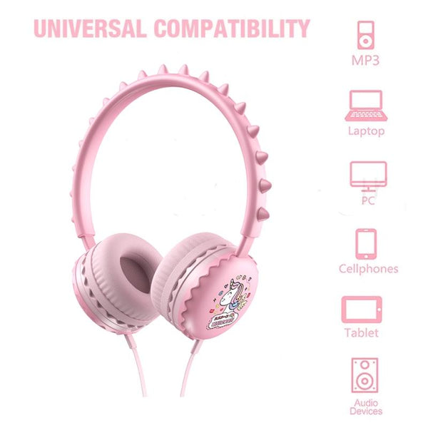 Cartoon Stereo With Mic Y19 Little Sleep Headphones