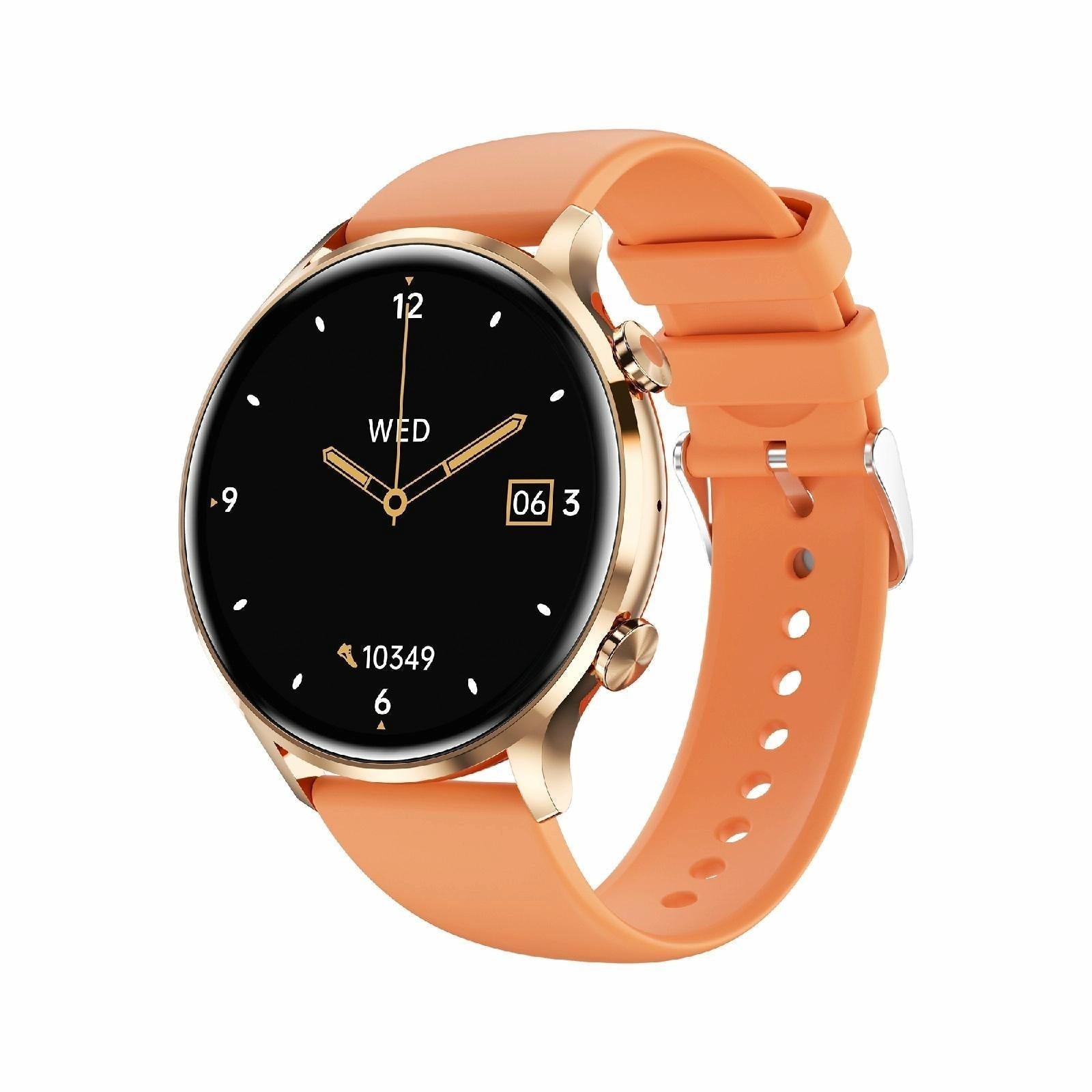 1.39" Bt5.2 Smart Sport Watch With Call Sleep Temp Heart & Health Monitor_Orange Smart Watches