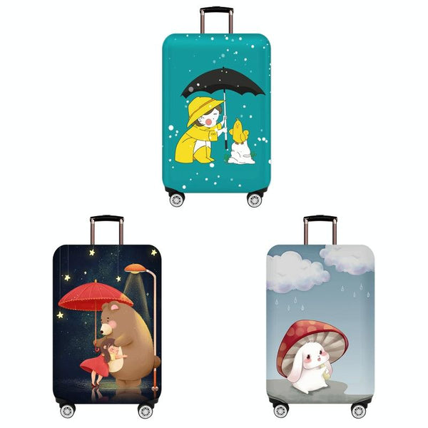 Protective Cover For Durable Luggage Elastic Dustproof Small Size Love Girl Other Luggage