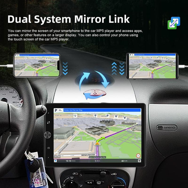10.4 Inch Vertical Screen Android Navigation With Wireless Carplay & Backup Camera Other Car Video