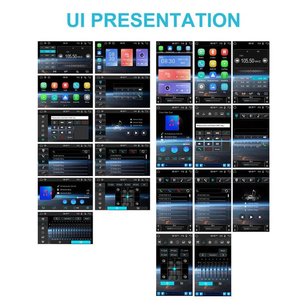 10.4 Inch Vertical Screen Android Navigation With Wireless Carplay & Backup Camera Other Car Video