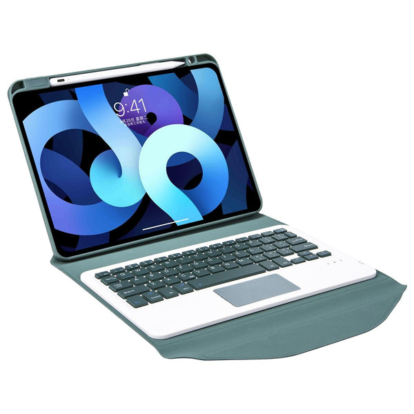 Bluetooth Keyboard Leather Case For Ipad Pro 11 With Pen Slot And Touchpad Black Keyboards