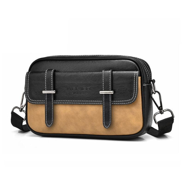 Waterproof Shoulder Crossbody Bag For Men Wear Resistant Design Black Bags