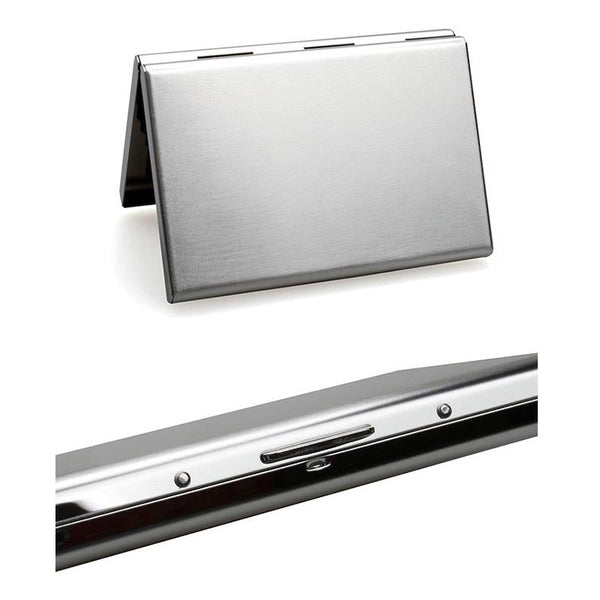 Anti Degaussing Stainless Steel Card Box Business Card Holders