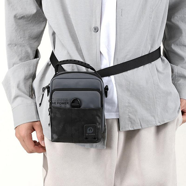 Lightweight Men Sports Shoulder Bag Compact And Functional Black Bags