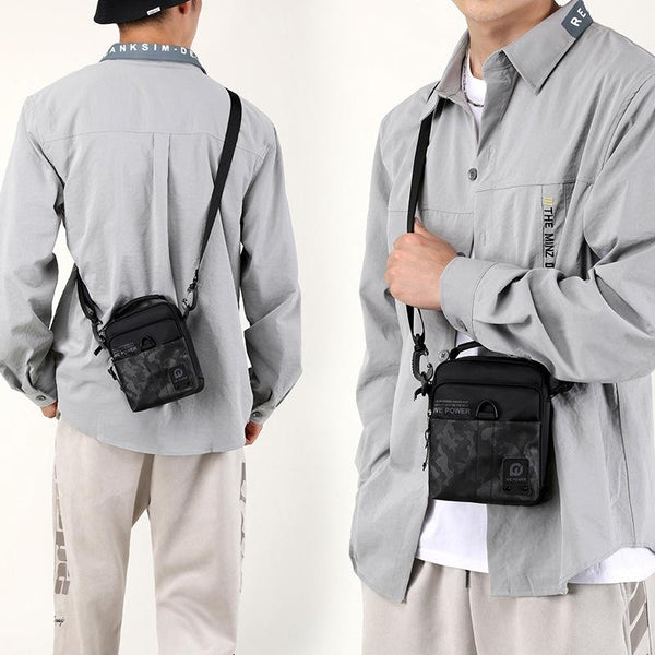 Lightweight Men Sports Shoulder Bag Compact And Functional Black Bags