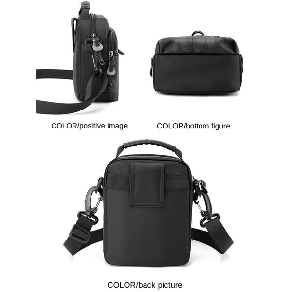 Lightweight Men Sports Shoulder Bag Compact And Functional Black Bags