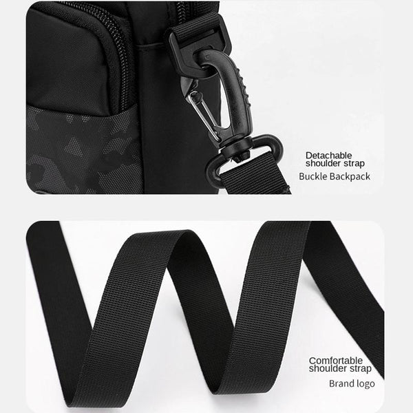 Lightweight Men Sports Shoulder Bag Compact And Functional Black Bags