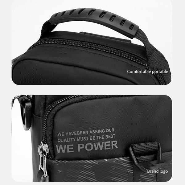 Lightweight Men Sports Shoulder Bag Compact And Functional Black Bags