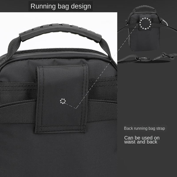 Lightweight Men Sports Shoulder Bag Compact And Functional Black Bags