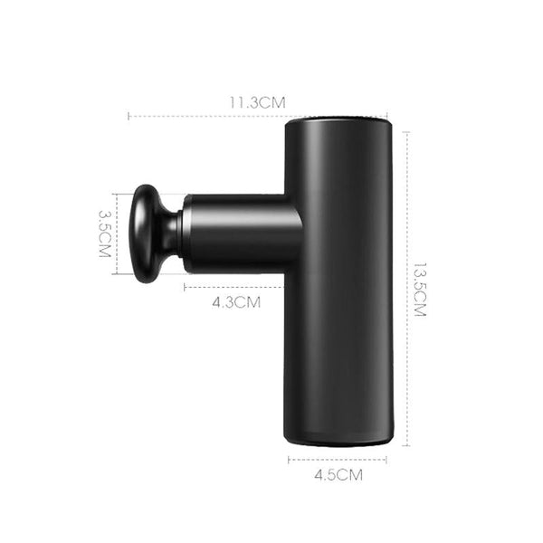 Brushless Muscle Massager Black For Health And Beauty Applications Massagers