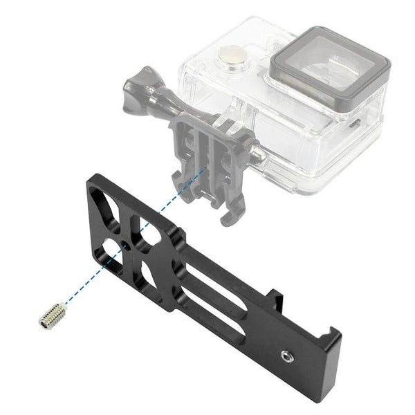 Rail Side Mount For Gopro And Other Action Cameras 20Mm Shots_Red Other Camera & Photo Accs
