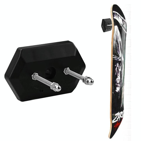 Skateboard Deck Display & Storage Stand Wall Mount Black Other Skateboarding