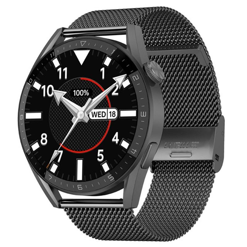 Smart Steel Watch With Colour Screen Black Smart Watches