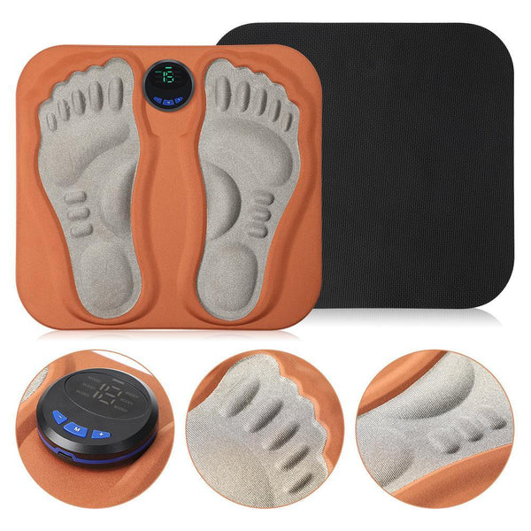 Ems 6 Mode 3D Foot Massager 15 Levels Orange Massagers