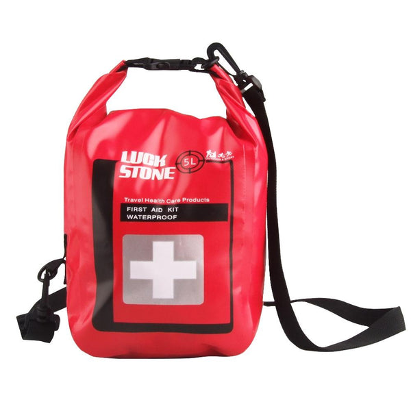 Waterproof 5L First Aid Bag For Outdoor Adventures Red Kits & Bags
