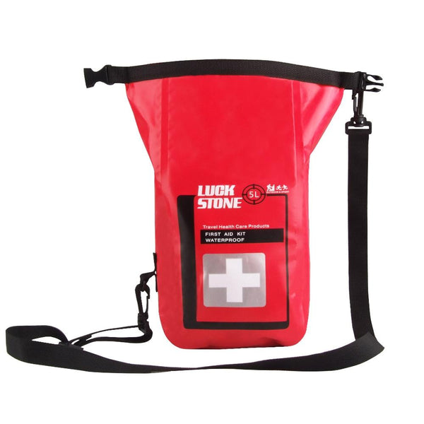 Waterproof 5L First Aid Bag For Outdoor Adventures Red Kits & Bags