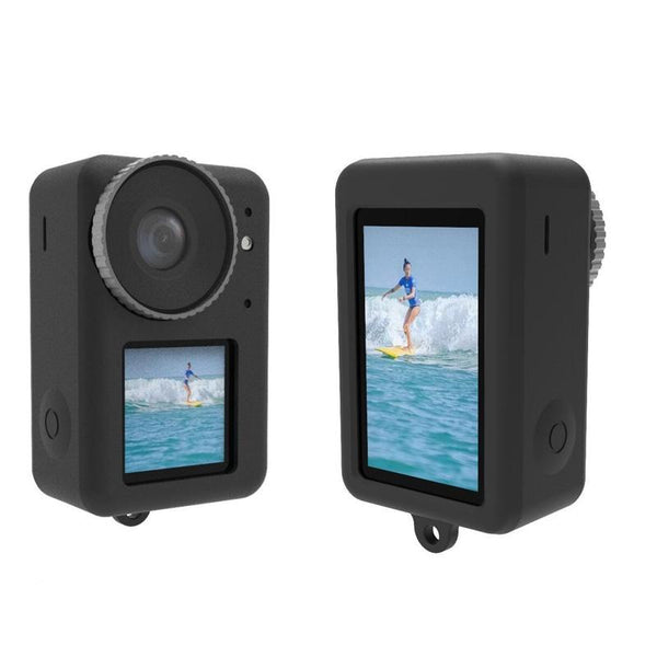 Protective Silicone Case With Lens Cap For Dji Action 3 Black Audio And Video Accessory Camera Cases Bags & Covers