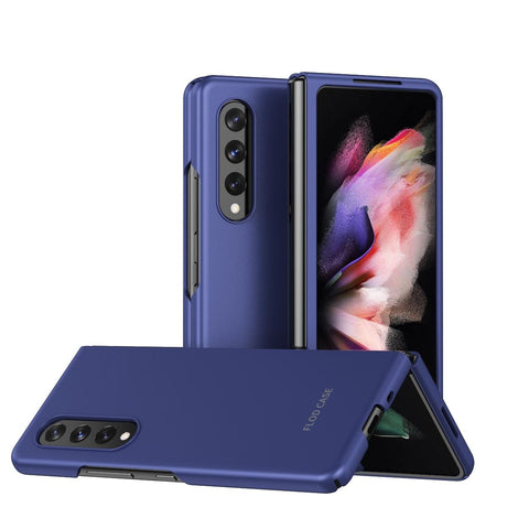 For Samsung Galaxy Z Fold4 5G Foldable Shockproof Phone Case Blue Cases Covers & Skins