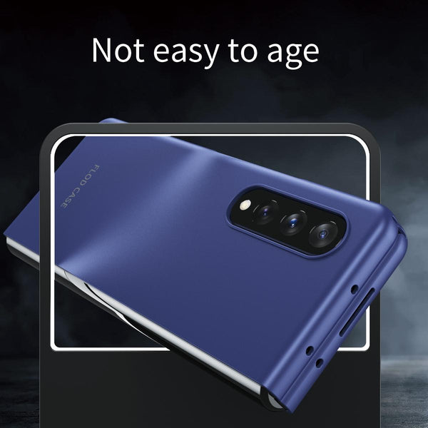 For Samsung Galaxy Z Fold4 5G Foldable Shockproof Phone Case Blue Cases Covers & Skins