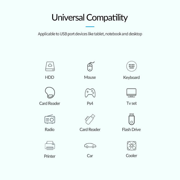 4 Port Usb 2.0 Hub Converter Black Usb Cables Hubs & Adapters
