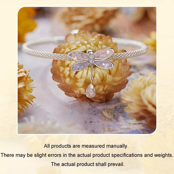 925 Sterling Silver Dragonfly Tassel Beads Craft Beads