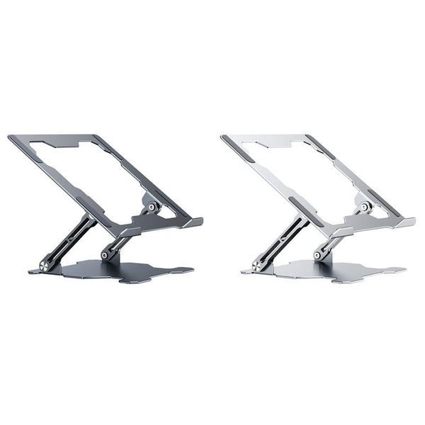 Foldable Laptop Stand Hollow Design Heat Dissipating Flat Desktop Deep Space Gray Stands Holders & Car Mounts