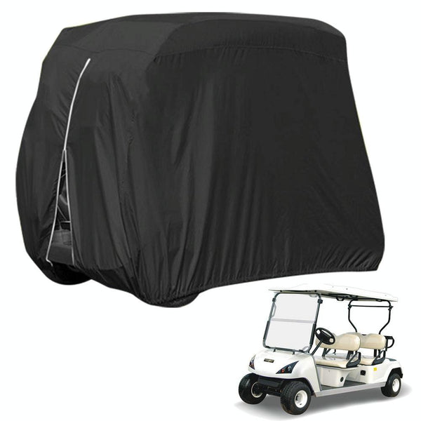 Waterproof Golf Cart Cover 242 X 122 168 Cm Black Golf Carts