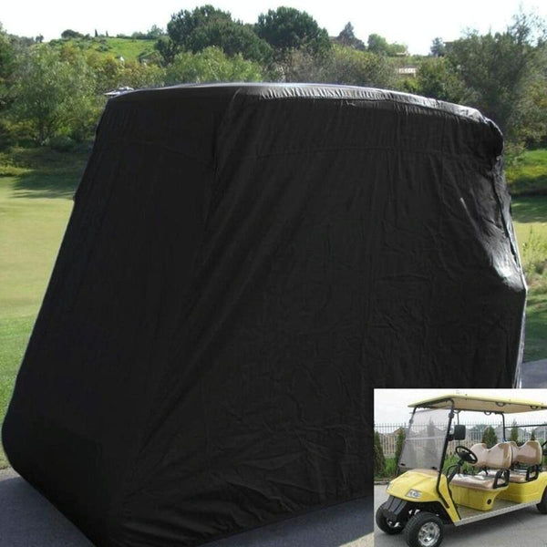 Waterproof Golf Cart Cover 242 X 122 168 Cm Black Golf Carts