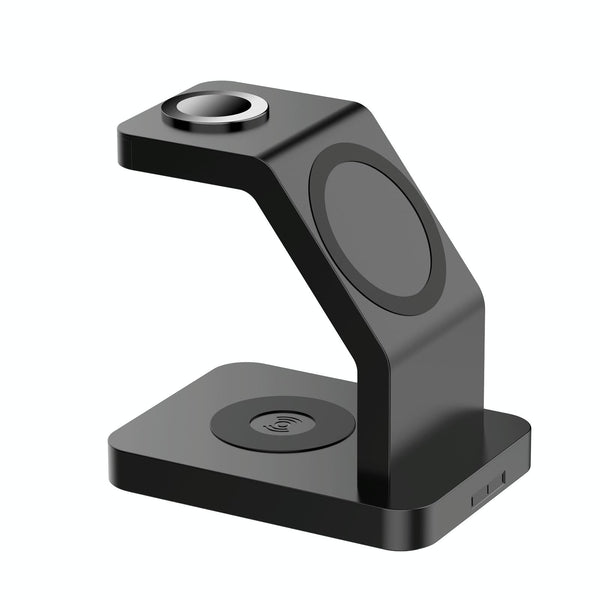 3 In 1 Magnetic Wireless Charger For Iphone Iwatch Airpods White Chargers & Docking Stations