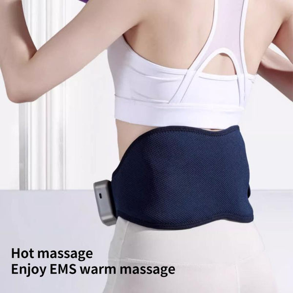Hot Compress Waist Massager For Period Pain Relief Navy Blue Massagers