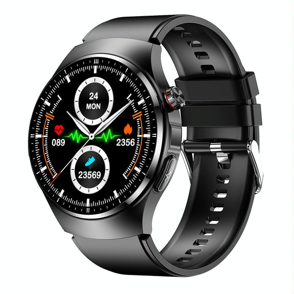 1.39 Inch Ip67 Waterproof Sports Health Monitoring Smart Bluetooth Calling Watch Black Silicone Smart Watches