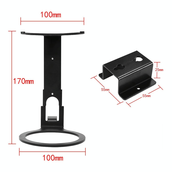 Hidden Wall Mount Bluetooth Speaker Bracket Wireless Black Speaker Mounts & Stands
