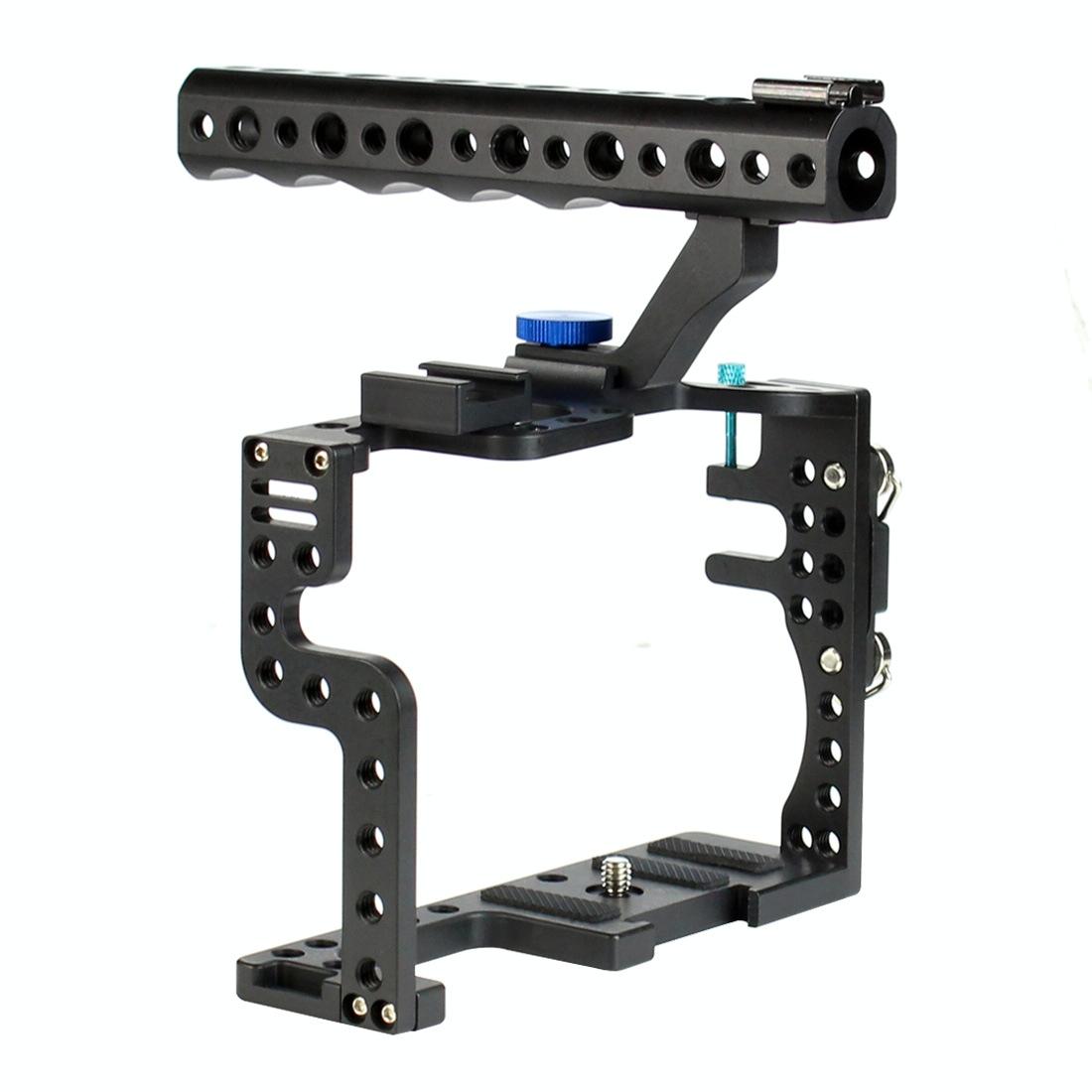 Panasonic Lumix Gh3 Gh4 Video Cage Stabilizer With Metal Handle Black Stabilizers