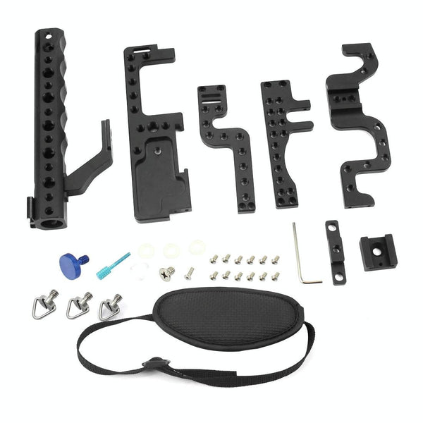 Panasonic Lumix Gh3 Gh4 Video Cage Stabilizer With Metal Handle Black Stabilizers