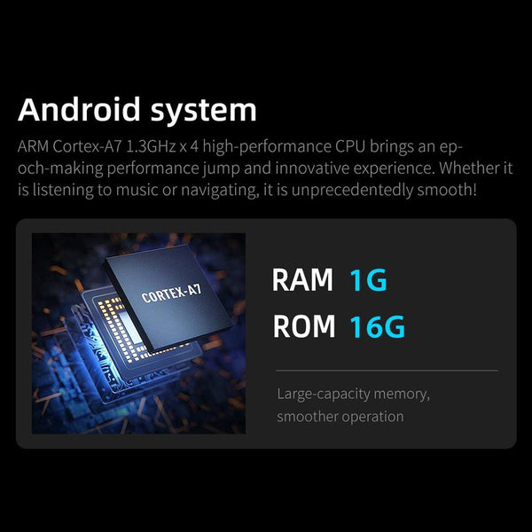 7 Inch Car Mp5 Player With Dab Function & Carplay / Android Auto For Opel 1Gb + 16Gb Black Other Car Audio