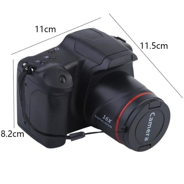 16X Zoom Hd Slr Camera In Black Camera Drones
