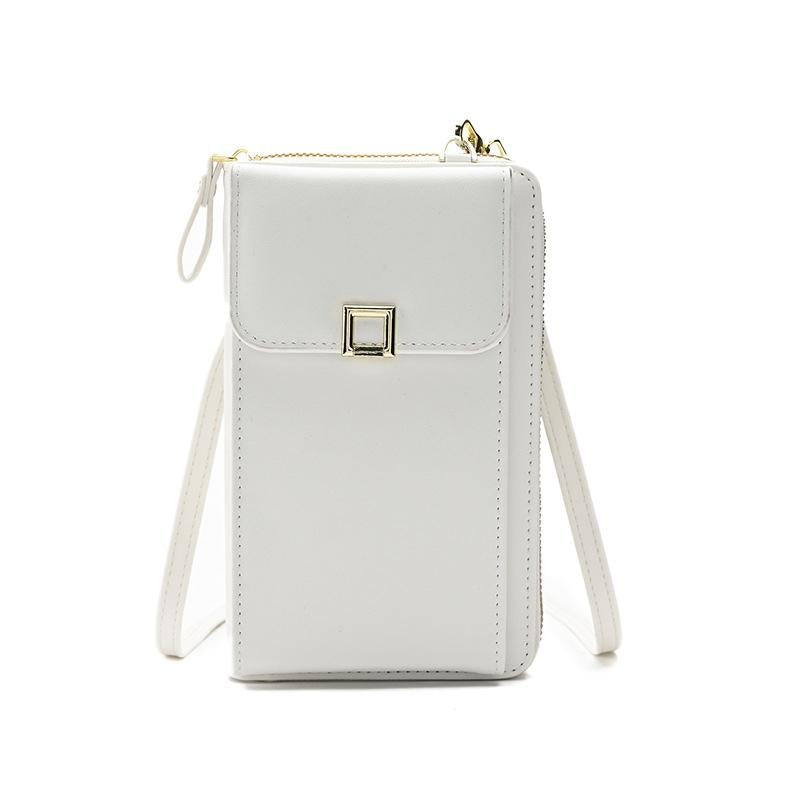 Women Cross Body Phone Purse With Long Strap White Women's Bags & Handbags