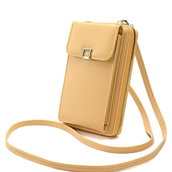 Women Cross Body Phone Purse With Long Strap White Women's Bags & Handbags