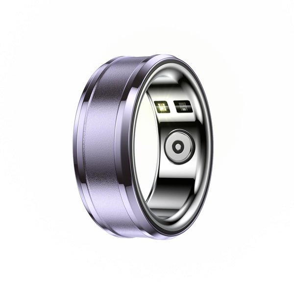 Smart Ring With Heart Rate Blood Oxygen & Sleep Monitoring Size 18 Gold Activity Trackers